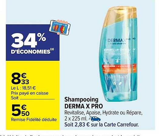 Shampooing DERMA X PRO