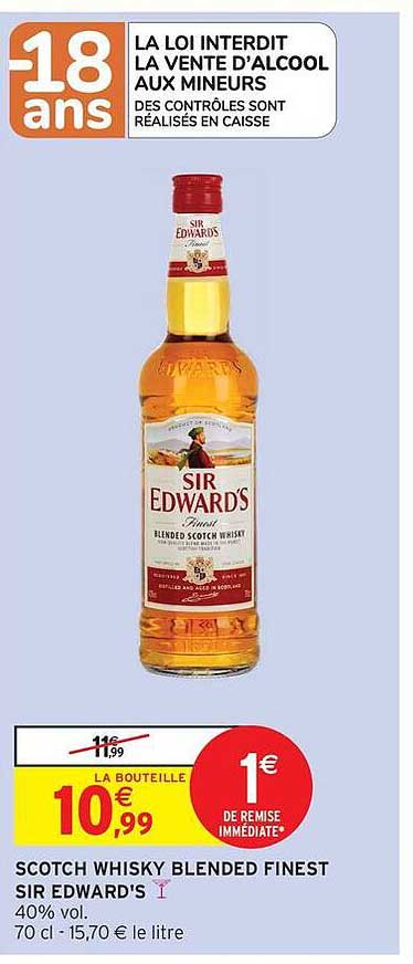 Sir Edward's Finest Blended Scotch Whisky