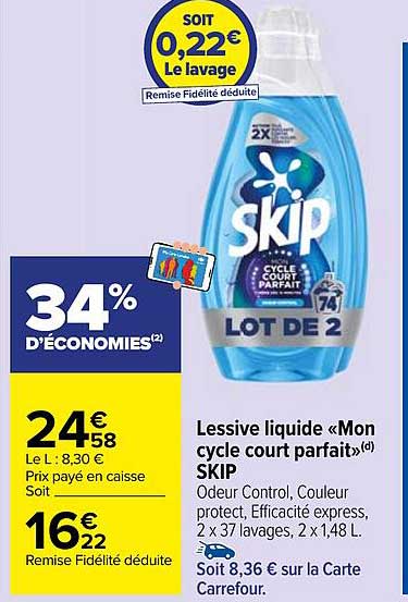 Skip Lot de 2