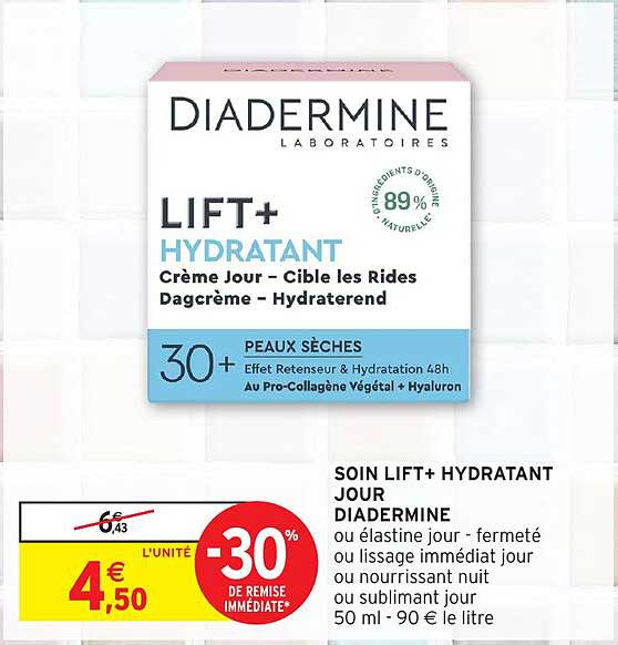 SOIN LIFT+ HYDRATANT JOUR DIADERMINE