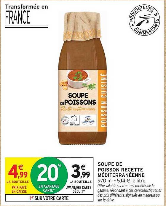 SOUPDE POISSON RECETTE MÉDITERRANÉENNE