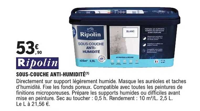 SOUS-COUCHE ANTI-HUMIDITÉ