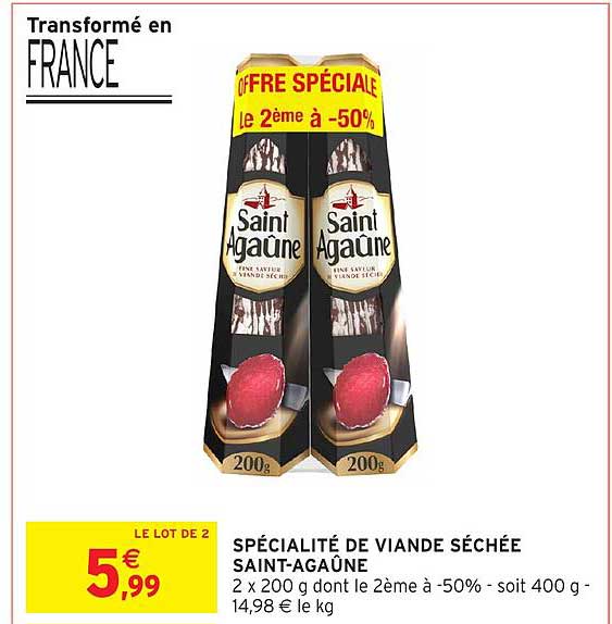 SPÉCIALITÉ DE VIANDE SÉCHÉE SAINT-AGAÜNE