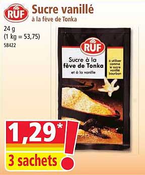 Sucre à la fève de Tonka