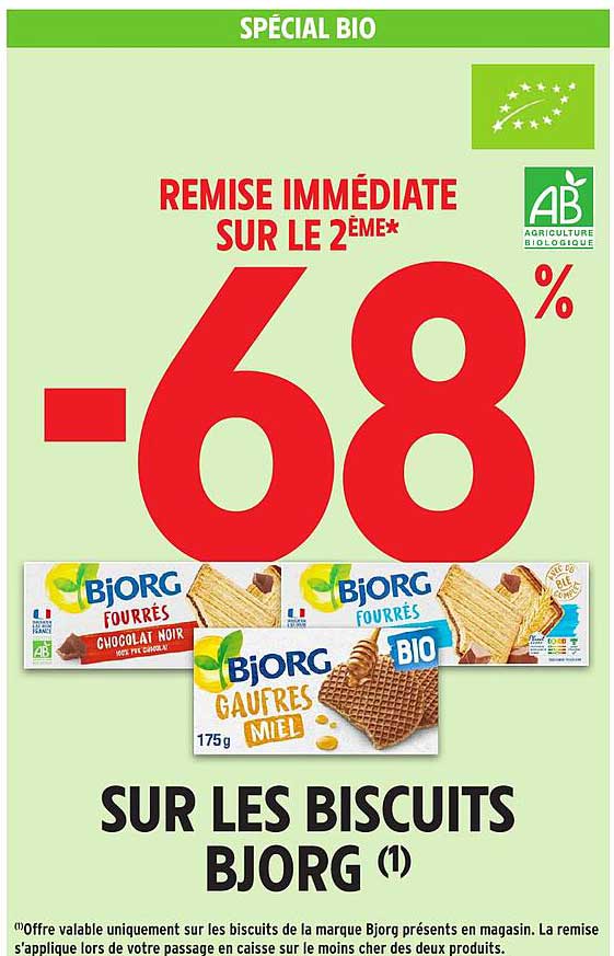 SUR LES BISCUITS BJORG