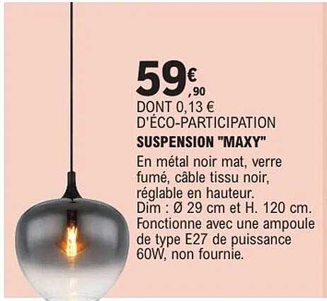 SUSPENSION "MAXY"