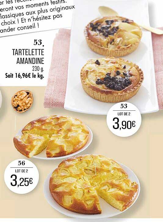 TARTELETTE AMANDINE