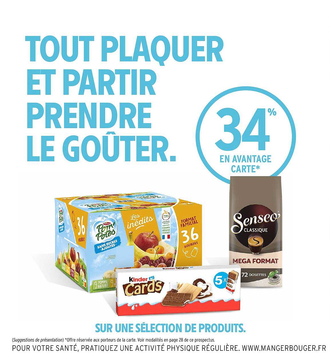 Tout placker et partir prendre le goûter.