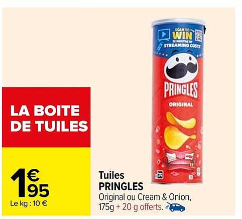 Tuiles PRINGLES