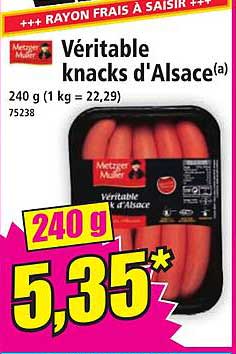 Véritable knack d'Alsace