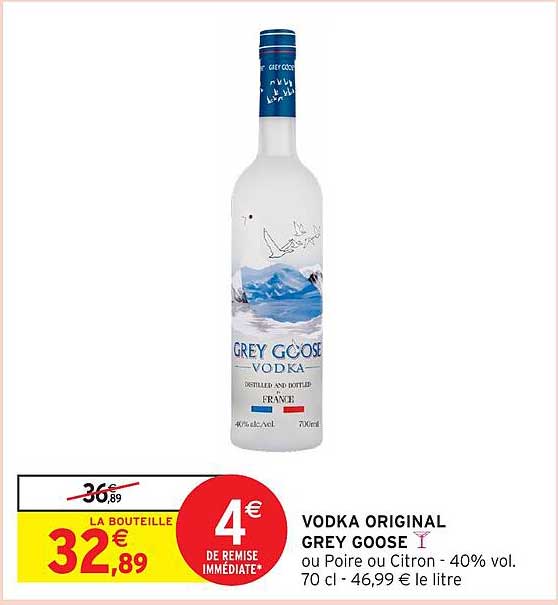 VODKA ORIGINAL GREY GOOSE