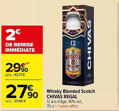 Whisky Blended Scotch CHIVAS REGAL