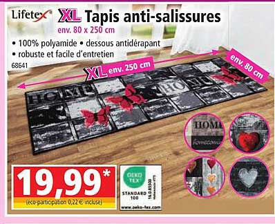 XL Tapis anti-salissures