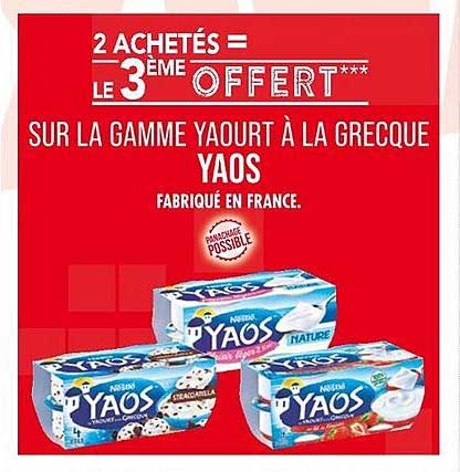 Yaourt à la grecque YAOS