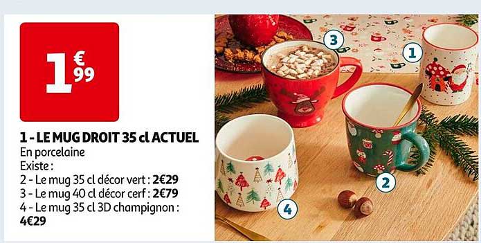 1 - LE MUG DROIT 35 cl ACTUEL