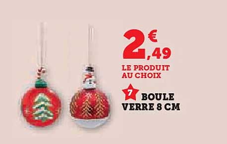 7 BOULE VERRE 8 CM