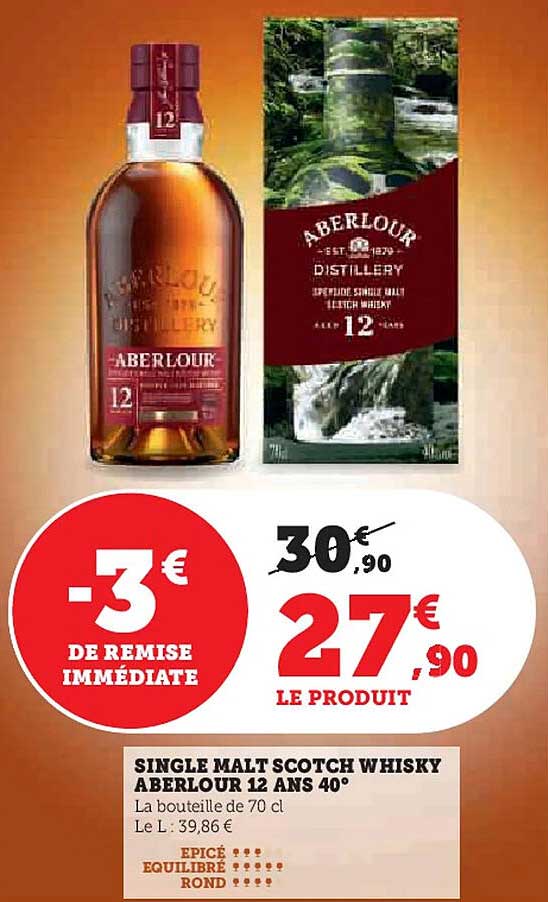 ABERLOUR 12 ANS 40°