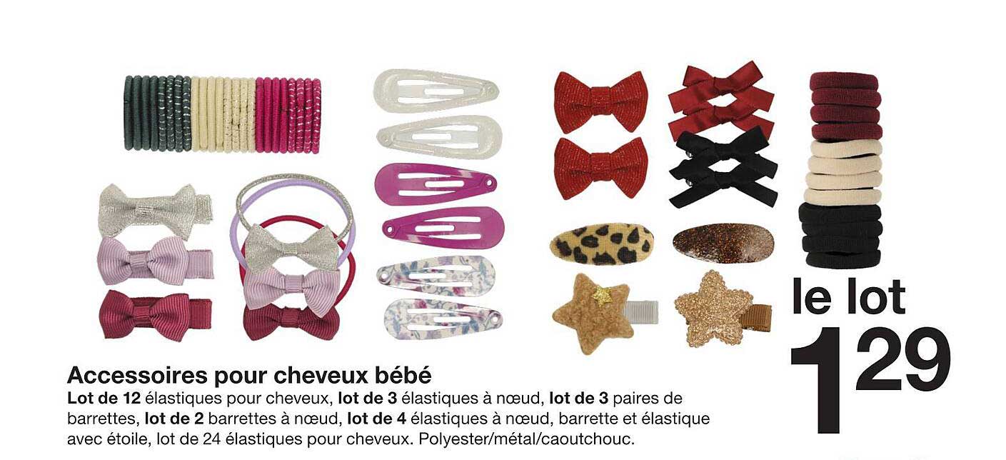 Accessoires pour cheveux bébé