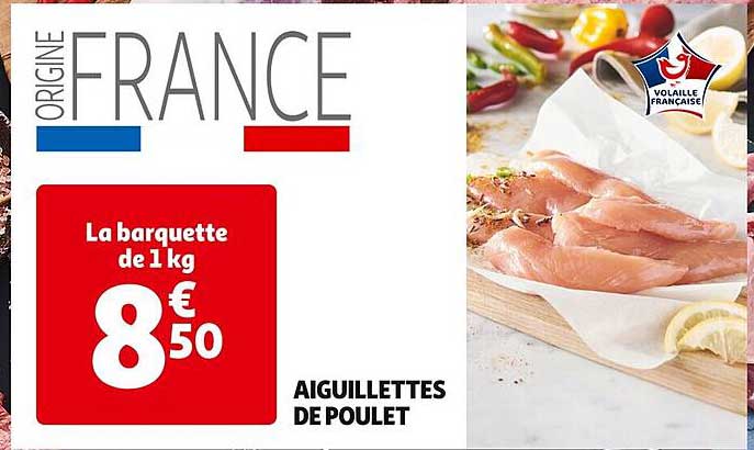 AIGUILLETTES DE POULET