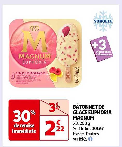 BÂTONNET DE GLACE EUPHORIA MAGNUM