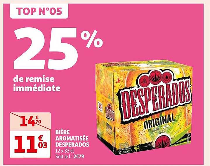 BIÈRE AROMATISÉE DESPERADOS