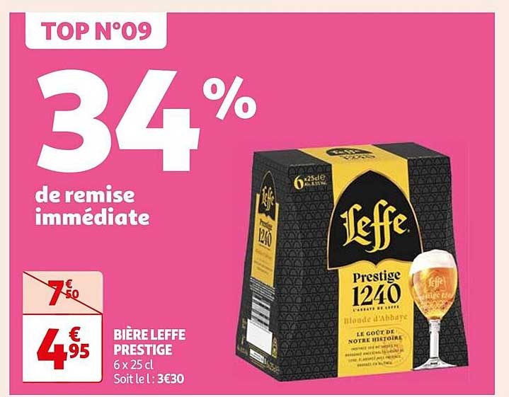 BIÈRE LEFFE PRESTIGE