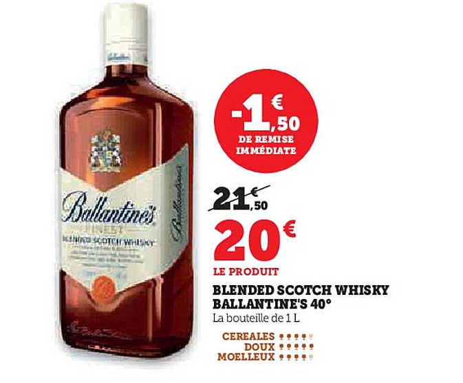 BLENDED SCOTCH WHISKY BALLANTINE'S 40°