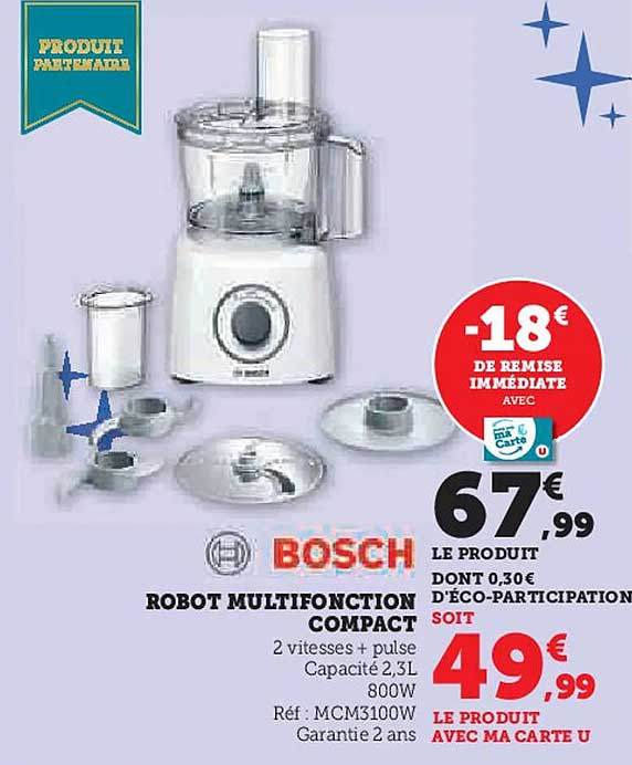 BOSCH ROBOT MULTIFONCTION COMPACT