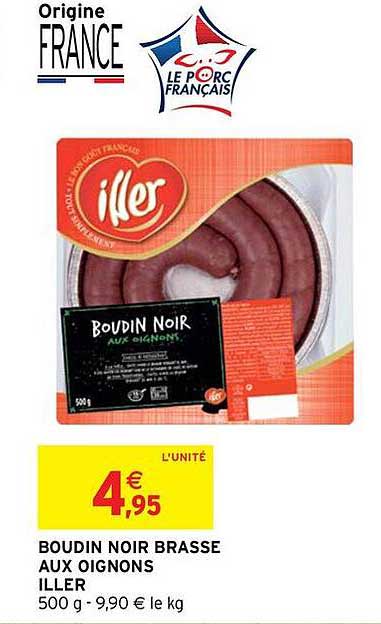 BOUDIN NOIR AUX OIGNONS ILLER