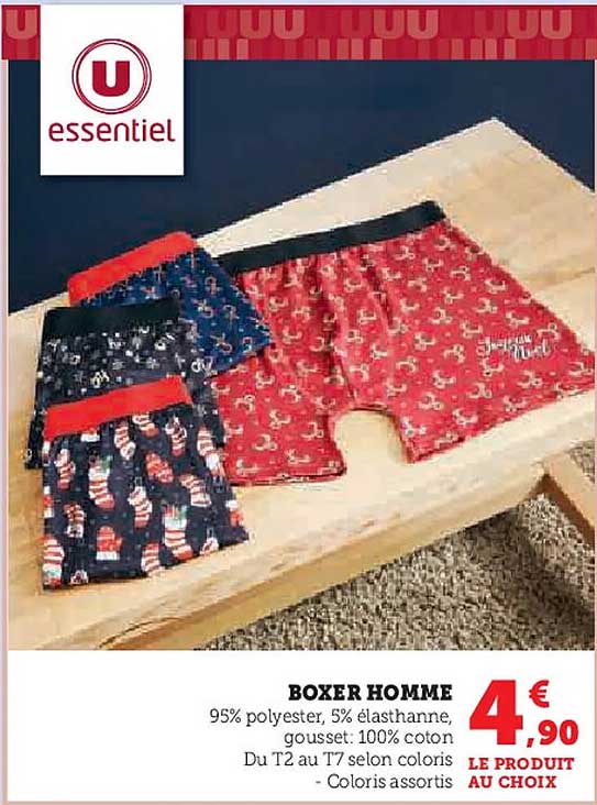 BOXER HOMME