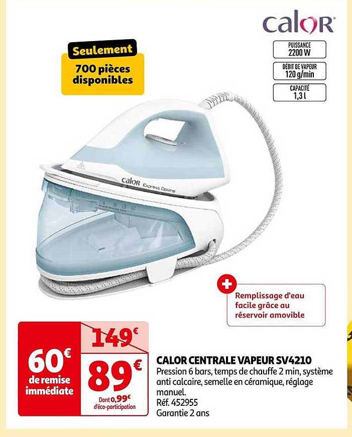 CALOR CENTRALE VAPEUR SV4210