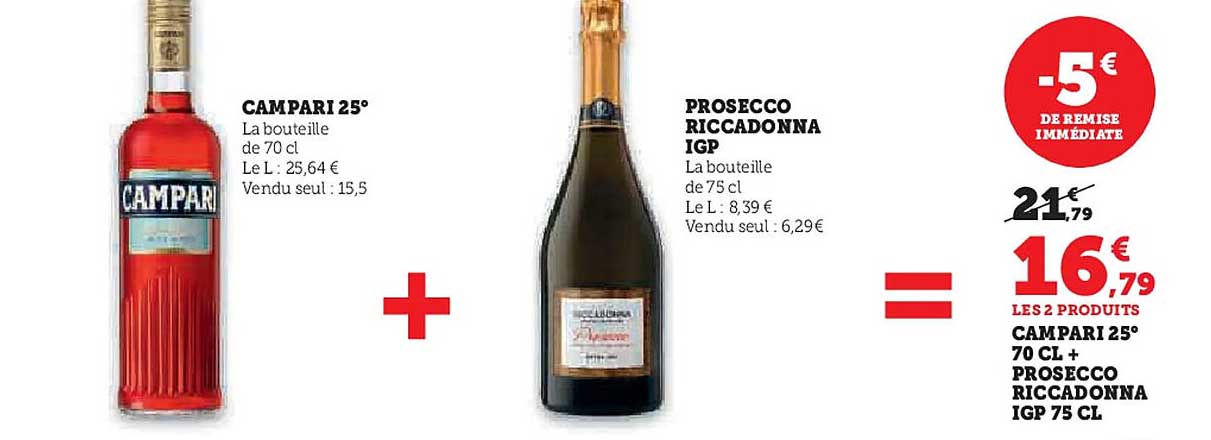 CAMpari 25° + Prosecco Riccadonna IGP