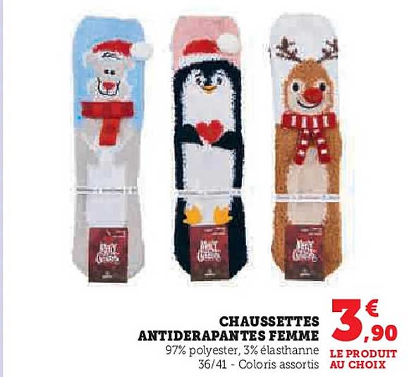 CHAUSSETTES ANTIDERPANTES FEMME