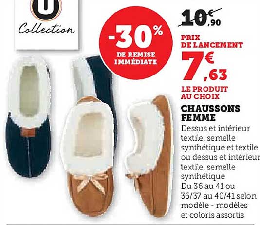 CHAUSSONS FEMME