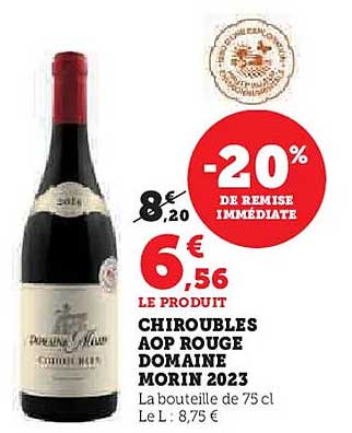 CHIROLBLES AOP ROUGE DOMAINE MORIN 2023