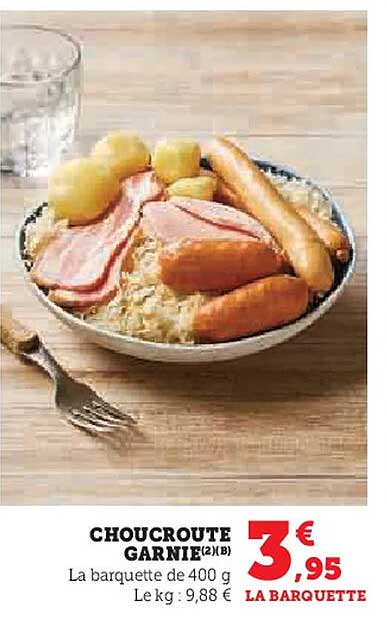 CHOUCROUTE GARNIE