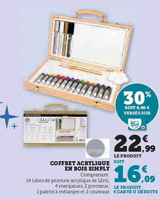 COFFRET ACRYLIQUE EN BOIS SIMPLY