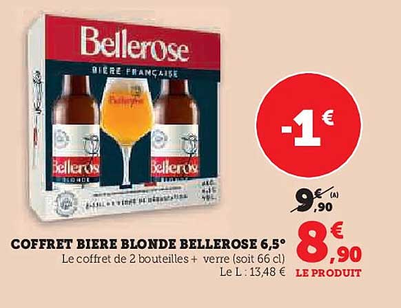 COFFRET BIERE BLONDE BELLEROSE 6,5°