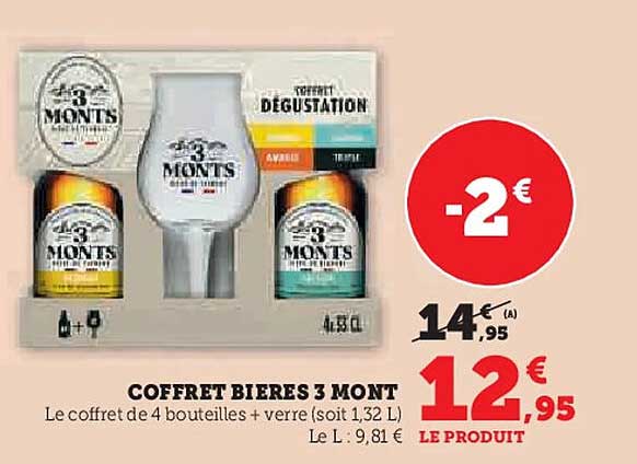 COFFRET BIÈRES 3 MONT