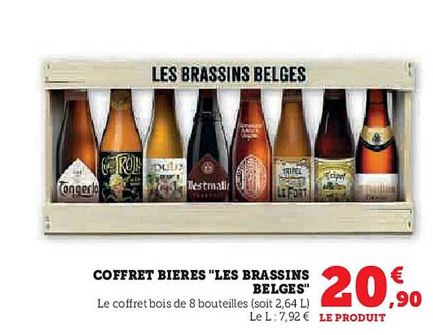 COFFRET BIÈRES "LES BRASSINS BELGES"