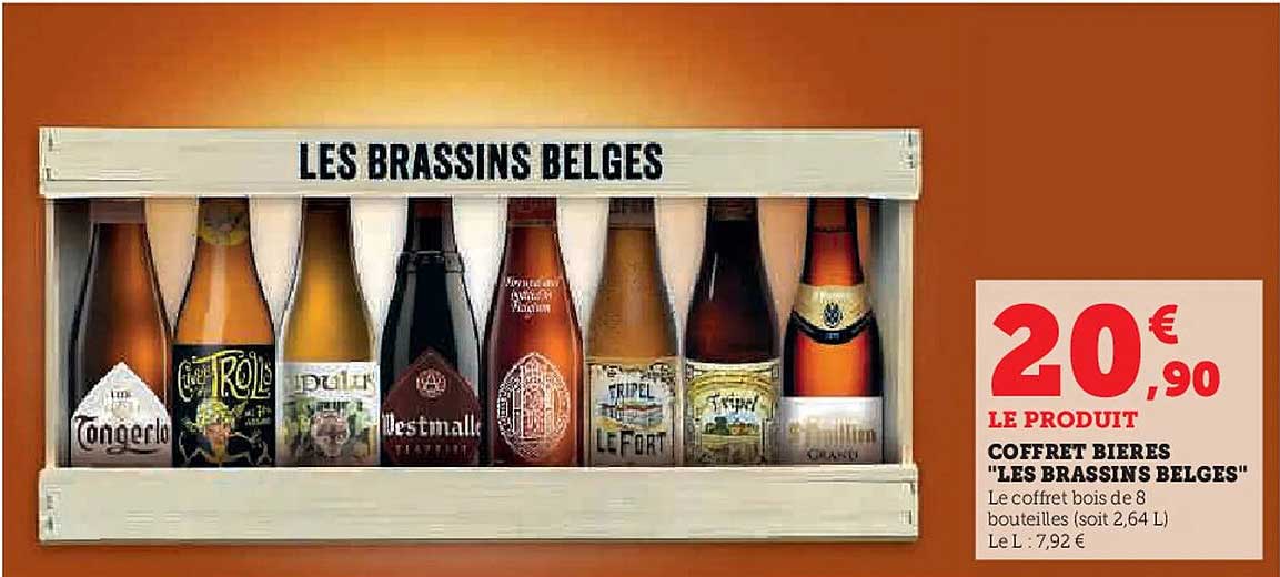 COFFRET BIÈRES "LES BRASSINS BELGES"