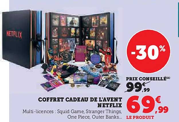 COFFRET CADEAU DE L'AVENT NETFLIX