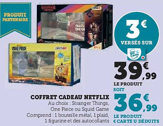 COFFRET CADEAU NETFLIX