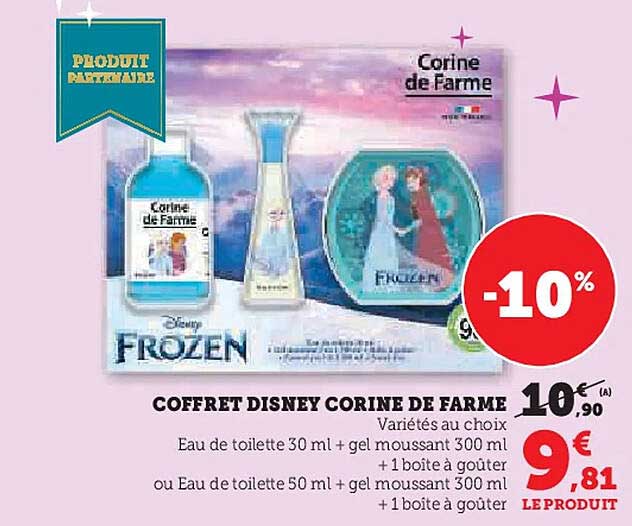 COFFRET DISNEY CORINE DE FARME