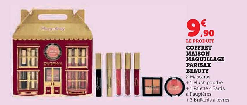 COFFRET MAISON MAQUILLAGE PARISAX BEAUTY