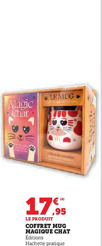 COFFRET MUG MAGIQUE CHAT