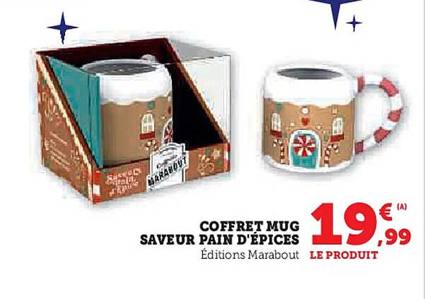 COFFRET MUG SAVEUR PAIN D'ÉPICES