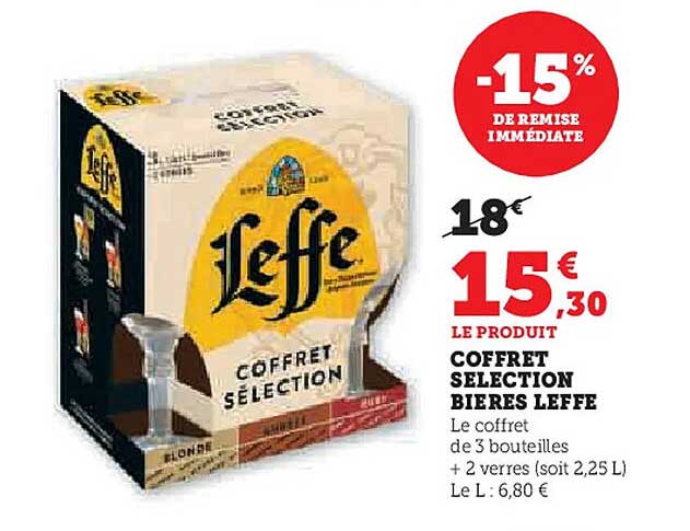 COFFRET SELECTION BIERES LEFFE