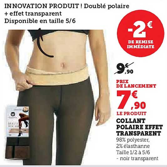 COLLANT POLAIRE EFFET TRANSPARENT