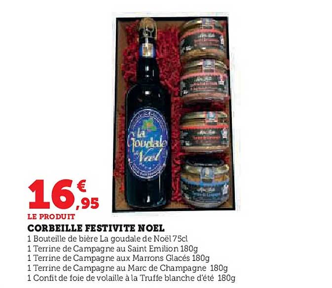 CORBEILLE FESTIVITE NOEL